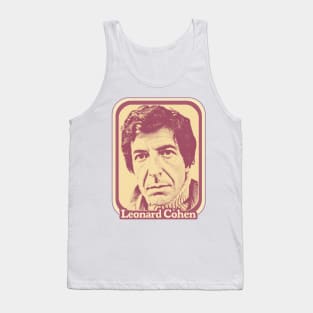 Leonard Cohen // Original Retro Fan Art Design Tank Top